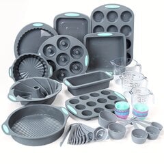 Набор силиконовых форм, 45 шт. цена и информация | Формы, посуда для выпечки | 220.lv