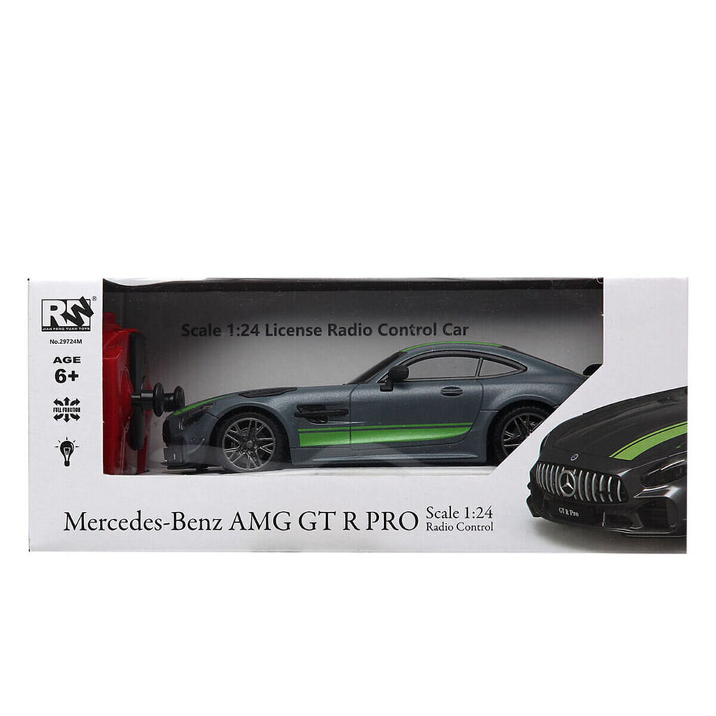 Ar pulti vadāma automašīna Mercedes-Benz AMG GT R PRO 1:24 cena un informācija | Rotaļlietas zēniem | 220.lv