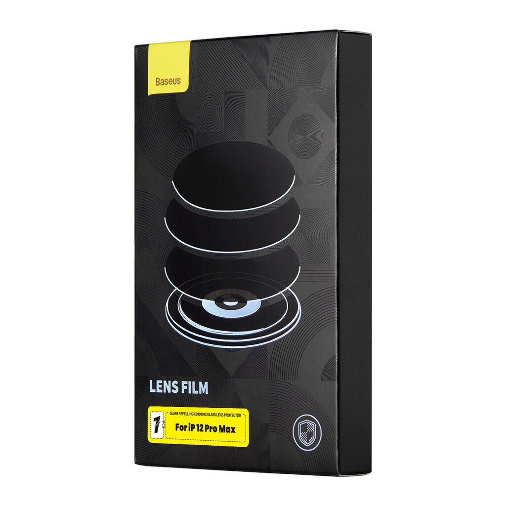 Baseus Glare Repelling Corning Glass Lens Protector cena un informācija | Ekrāna aizsargstikli | 220.lv