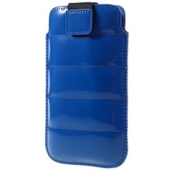 „Glossy“ универсальный чехол - синий (XL+ размер) цена и информация | Чехлы для телефонов | 220.lv