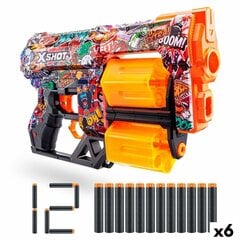 Šautriņu ierocis Zuru X-Shot Dread, 6 gab. cena un informācija | Zuru Rotaļlietas, bērnu preces | 220.lv