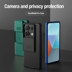 Nillkin CamShield PRO Hard Case for Xiaomi Redmi Note 13 Pro 5G| Poco X6 5G Black цена и информация | Чехлы для телефонов | 220.lv