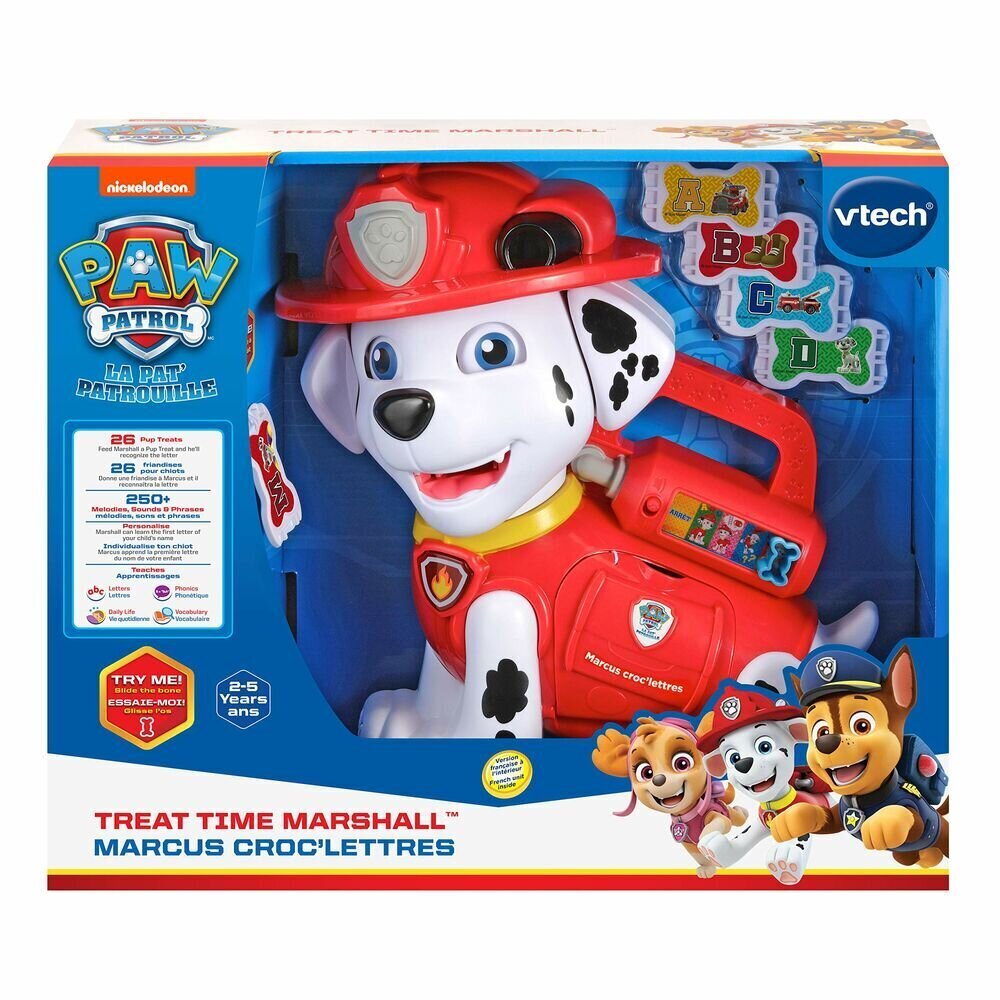 Interaktīvs rotaļu suns Vtech Croc'letters Paw Patrol Marcus цена и информация | Rotaļlietas zēniem | 220.lv