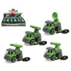 Rotaļu kravas automašīna Bigbuy Fun Diy Assembly, zaļa цена и информация | Игрушки для мальчиков | 220.lv