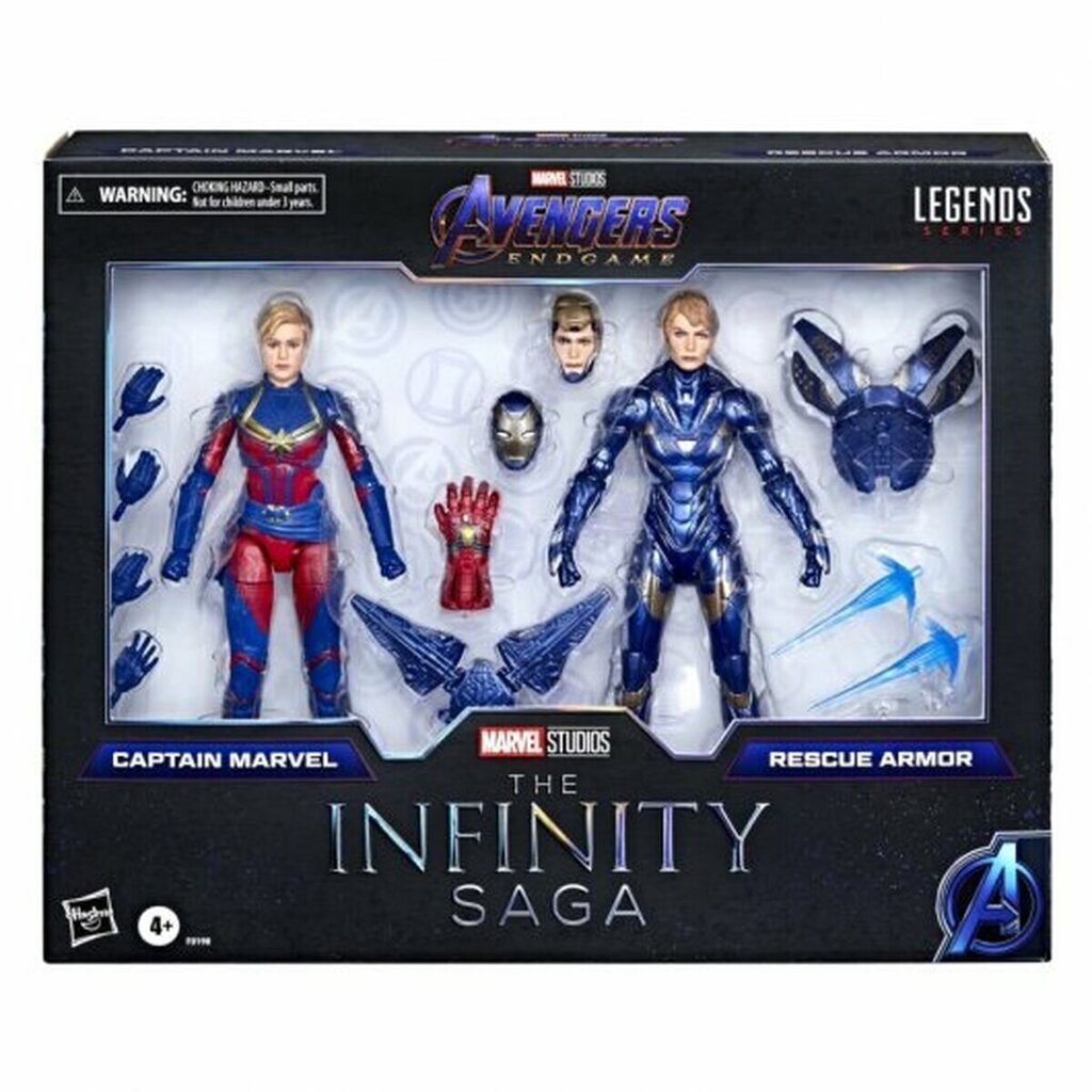 Figūriņu komplekts Hasbro Legends Infinity Captain Marvel Casual цена и информация | Rotaļlietas zēniem | 220.lv