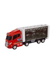 SMART TOYS	 Fire Storage Truck With Cars Light Sound цена и информация | Конструктор автомобилей игрушки для мальчиков | 220.lv