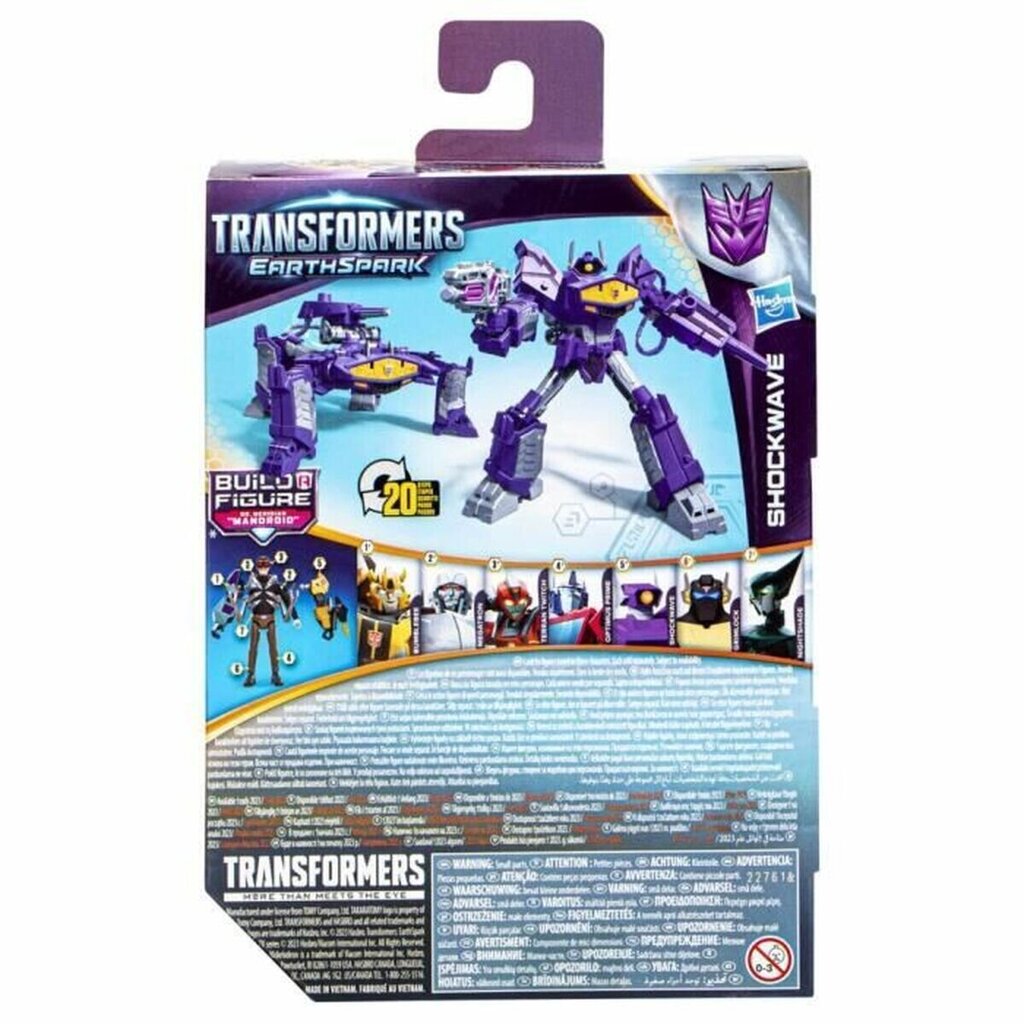 Transformējams super robots Transformers Earthspark: Shockwave cena un informācija | Rotaļlietas zēniem | 220.lv