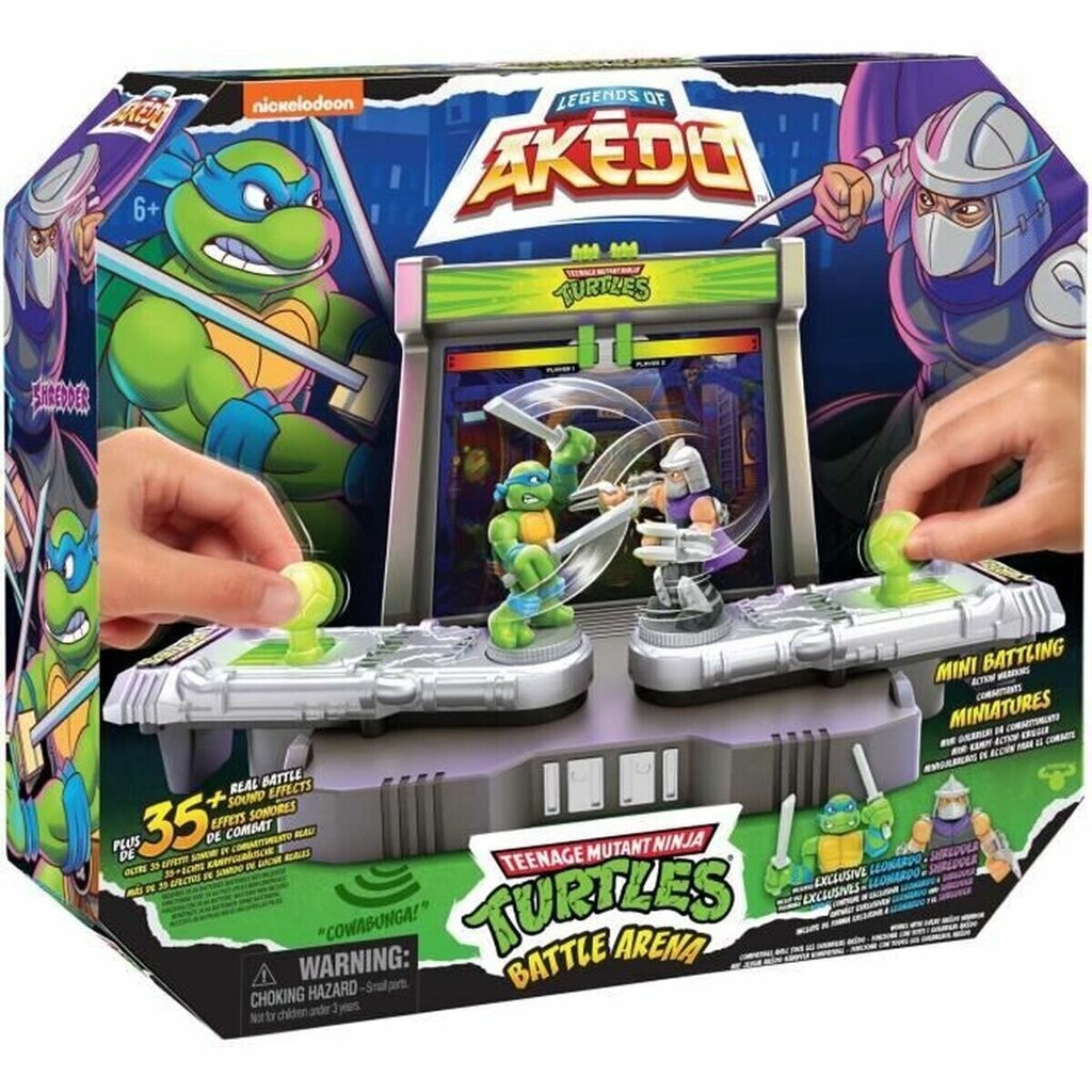 Kaujas stadions Teenage Mutant Ninja Turtles Legends of Akedo: Leonardo vs  Shredder цена | 220.lv