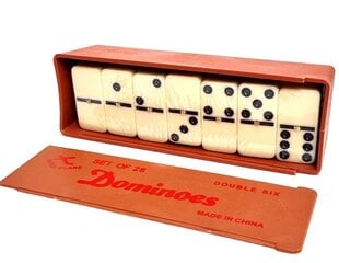 Spēle Domino, 18x6x5 cm цена и информация | Настольные игры, головоломки | 220.lv