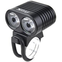 Priekšējais velosipēda lukturis ProX Libra 2x Power Cree, melns cena un informācija | Velo lukturi un atstarotāji | 220.lv