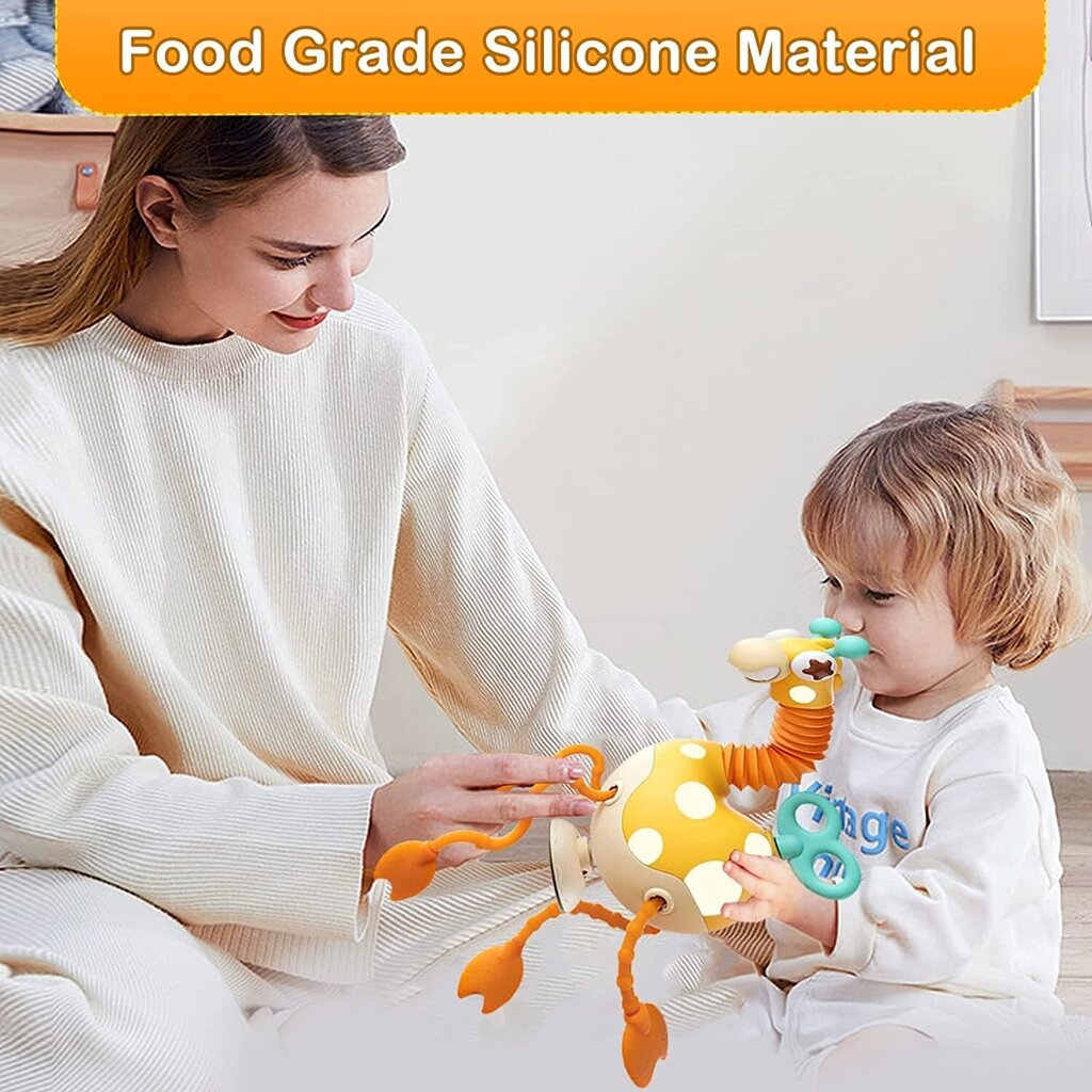 Bērnu sensorā rotaļlieta Žirafe Goorder ‎GO-01 цена и информация | Rotaļlietas zīdaiņiem | 220.lv