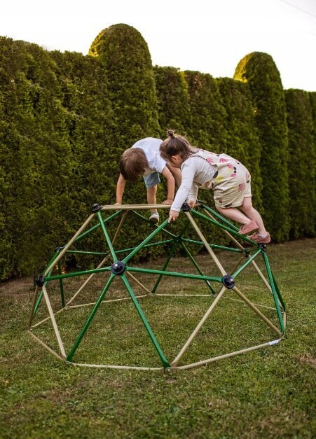 Rotaļu laukums, kāpšanas kupols HyperMotion 1,8m, zaļš цена и информация | Bērnu rotaļu laukumi, mājiņas | 220.lv
