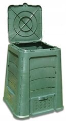 Компостер Экобат 600Л, зеленый цена и информация | Уличные контейнеры, контейнеры для компоста | 220.lv