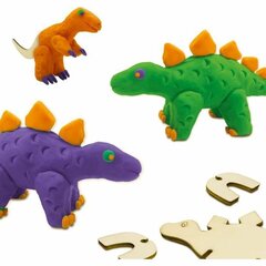 Modelēšanas māla spēle SES Creative Dinosaurs cena un informācija | Modelēšanas un zīmēšanas piederumi | 220.lv