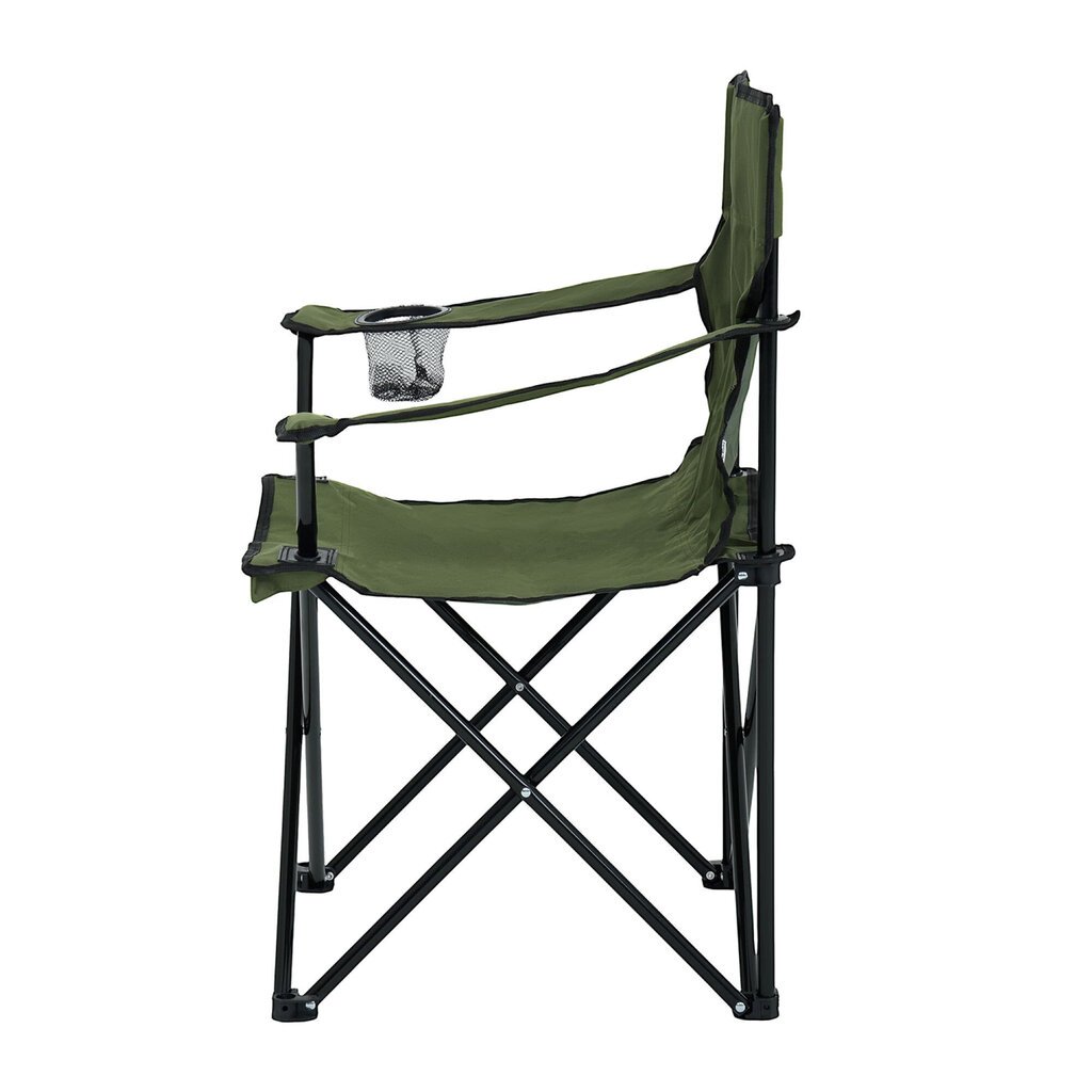Kempinga krēsli Anter, 2 gab., zaļi, 80x49x49 cm цена и информация |  Tūrisma mēbeles | 220.lv