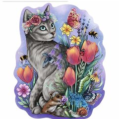 Ravensburger деревянный пазл на 150 элементов "Lovely Cat" цена и информация | Пазлы | 220.lv