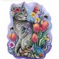 Koka puzle Ravensburger Lovely Cat, 150 d. cena un informācija | Puzles, 3D puzles | 220.lv