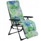 Saliekamais dārza krēsls-zvilnis Kadax Alicante Plus Leaves, dažādu krāsu цена и информация | Dārza krēsli | 220.lv