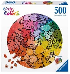 Ravensburger пазл на 500 элементов Circle of Colours - Mushrooms цена и информация | Пазлы | 220.lv