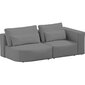 Riposo ottimo 2-vietīgs dīvāns ar noapaļotiem galiem cena un informācija | Dīvāni | 220.lv