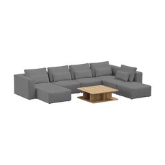 RIPOSO OTTIMO 3-местный угловой диван с журнальным столиком цена и информация | Угловые диваны | 220.lv