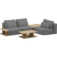 RIPOSO OTTIMO 3-местный угловой диван с набором столиков цена и информация | Угловые диваны | 220.lv