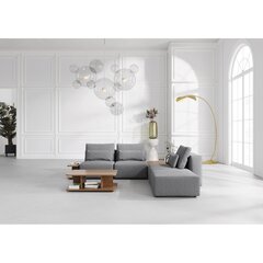 Riposo ottimo 3 vietīgs stūra dīvāns ar galdiņu komplektu un pufu cena un informācija | Stūra dīvāni | 220.lv