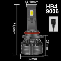 Spuldzes Hb4 Led Xstorm 120W 26000Lm цена и информация | Автомобильные лампочки | 220.lv
