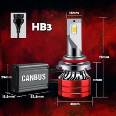 Spuldzes Hb3 Led Xstorm 120W 22000Lm цена и информация | Автомобильные лампочки | 220.lv