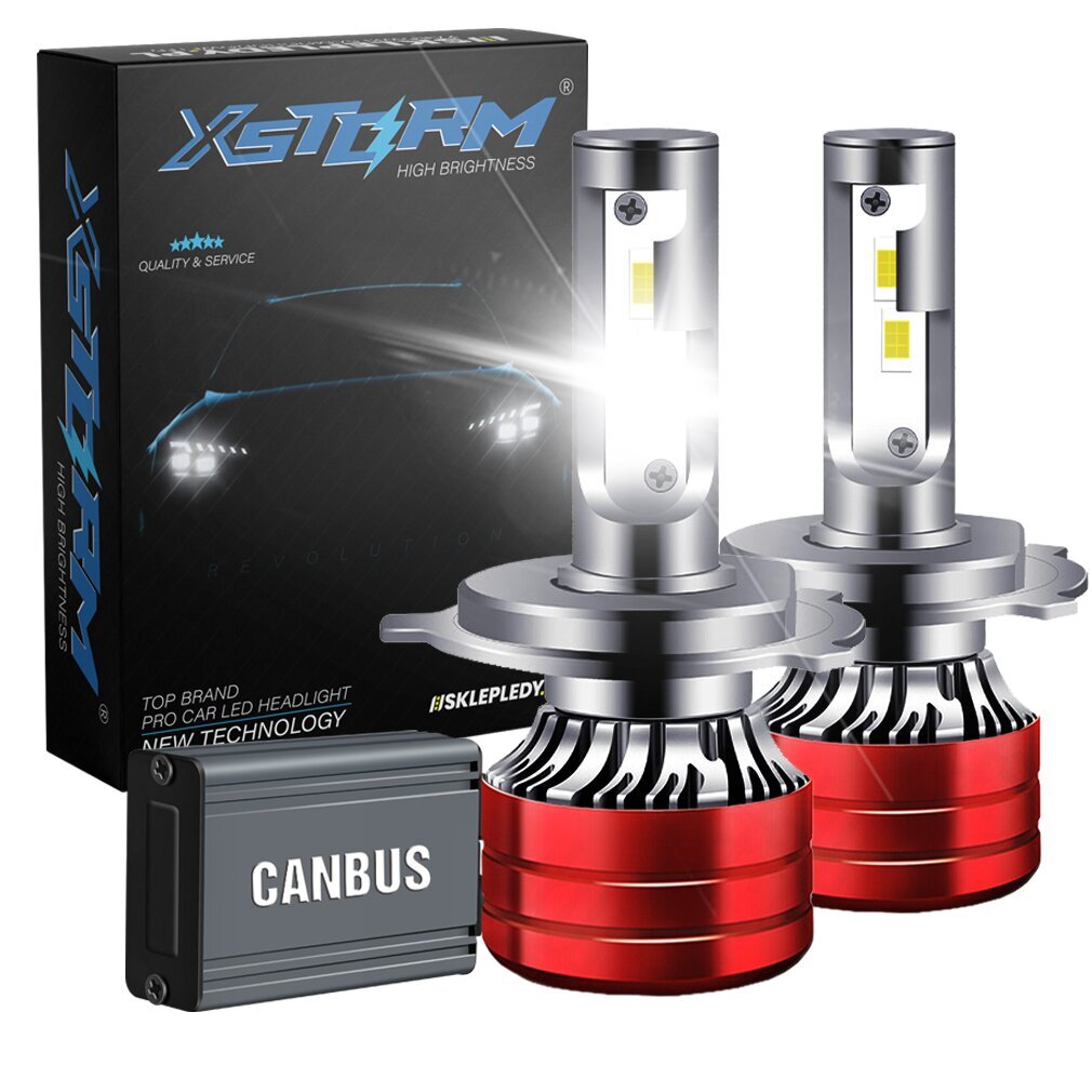 Spuldzes H4 Led Xstorm 120W 22000Lm cena un informācija | Auto spuldzes | 220.lv