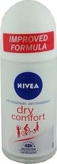 Dezodorants Nivea Antyperspirant Roll-On Dry Comfort, 50 ml cena un informācija | Dezodoranti | 220.lv