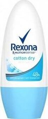 Dezodorants Rexona Deo Roll-On Cotton Dry, 50 ml cena un informācija | Dezodoranti | 220.lv