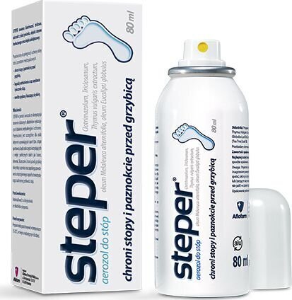 Kāju dezodorants Steper Foot spray, 80 ml цена и информация | Dezodoranti | 220.lv