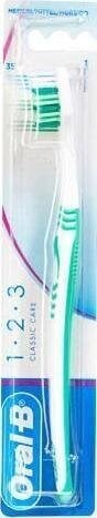 Zobu birste Oral-B 1-2-3 Classic Care Toothbrush, mīksta, 1 gab. cena un informācija | Zobu pastas, birstes | 220.lv