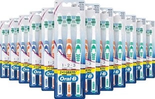 Zobu birste Oral-B Classic Care Medium, 3 gab. cena un informācija | Zobu pastas, birstes | 220.lv