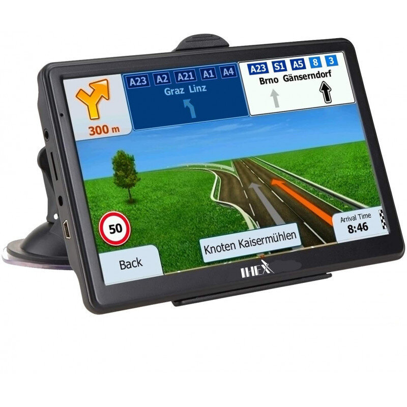 IHEX 7 PLUS Android 4.4 SLIM navigācijas sistēma AUTO + TRUCK cena un informācija | Auto GPS | 220.lv