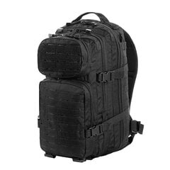 Ceļojumu mugursoma M-Tac Assault Pack Laser Cut, 20L, melna cena un informācija | Pārgājienu un ceļojumu mugursomas | 220.lv