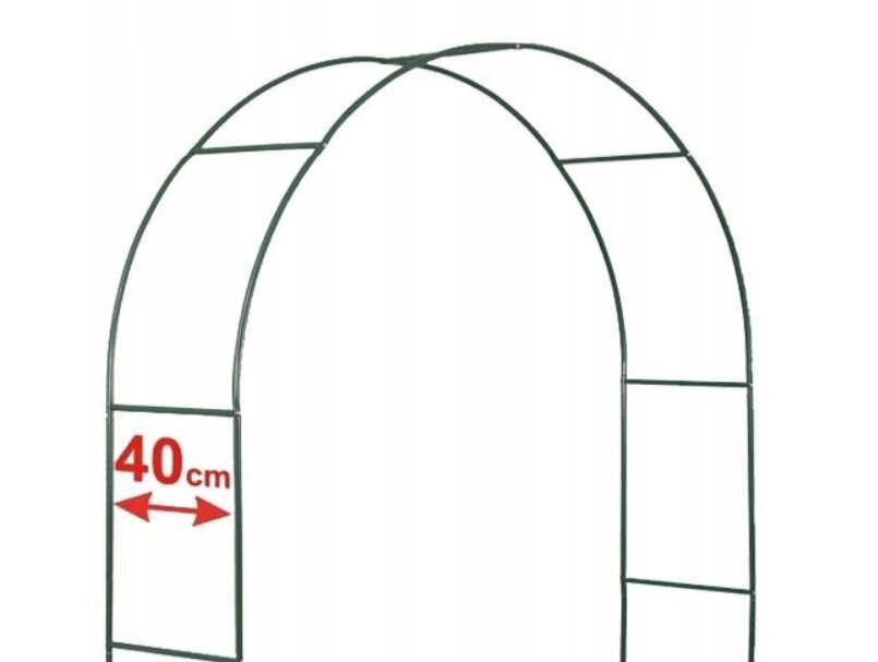 Dārza arka augiem, 240 x 140 x 37 cm cena un informācija | Ziedu statīvi, puķu podu turētāji | 220.lv