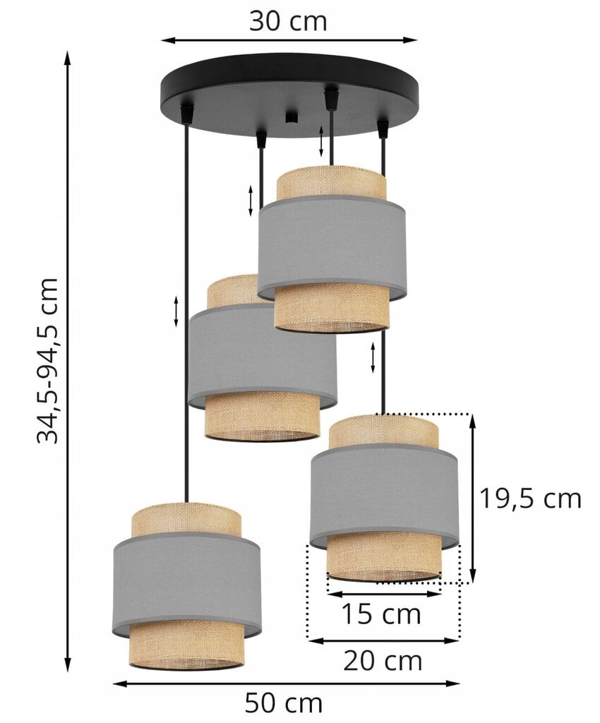 Piekaramā lampa, LightHome цена и информация | Griestu lampas | 220.lv