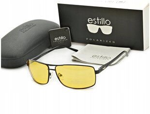 Очки мужские NIGHT DRIVING EYEGLASSES Polarised от ESTILLO + GIFTS EST-611Y-1 цена и информация | Женские солнцезащитные очки | 220.lv