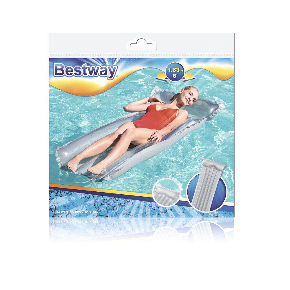 Piepūšamais peldēšanas matracis Bestway 44013, 183x76 cm cena un informācija | Piepūšamie matrači un mēbeles | 220.lv