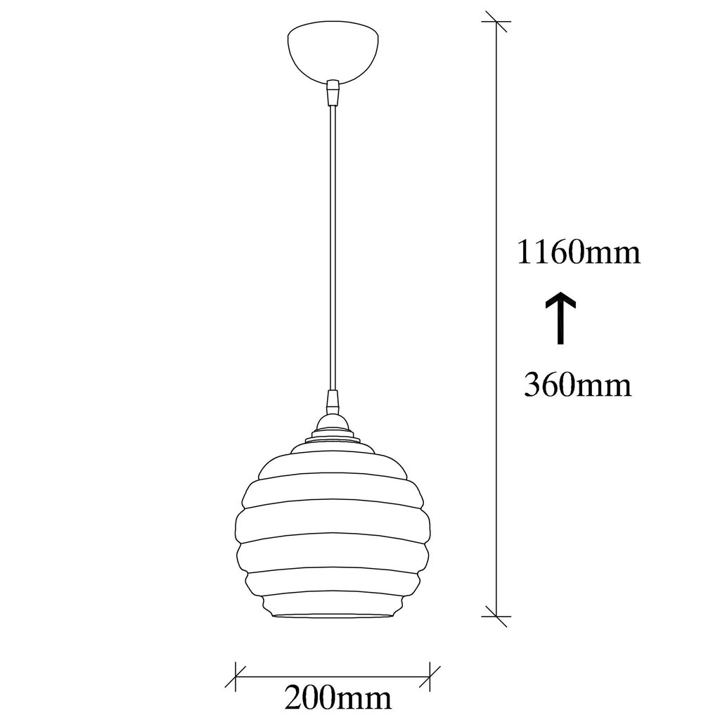 Piekaramā lampa Gold-010 цена и информация | Lustras | 220.lv