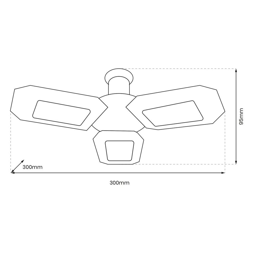 Griestu lampa cena un informācija | Griestu lampas | 220.lv