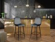 Bāra krēsls Toronto, pelēks цена и информация | Virtuves un ēdamistabas krēsli | 220.lv
