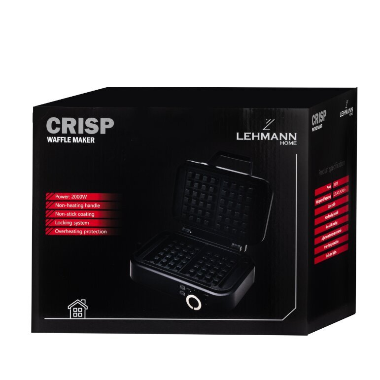 Lehmann Crisp 2000W cena un informācija | Vafeļu pannas un elektriskās pankūku pannas | 220.lv