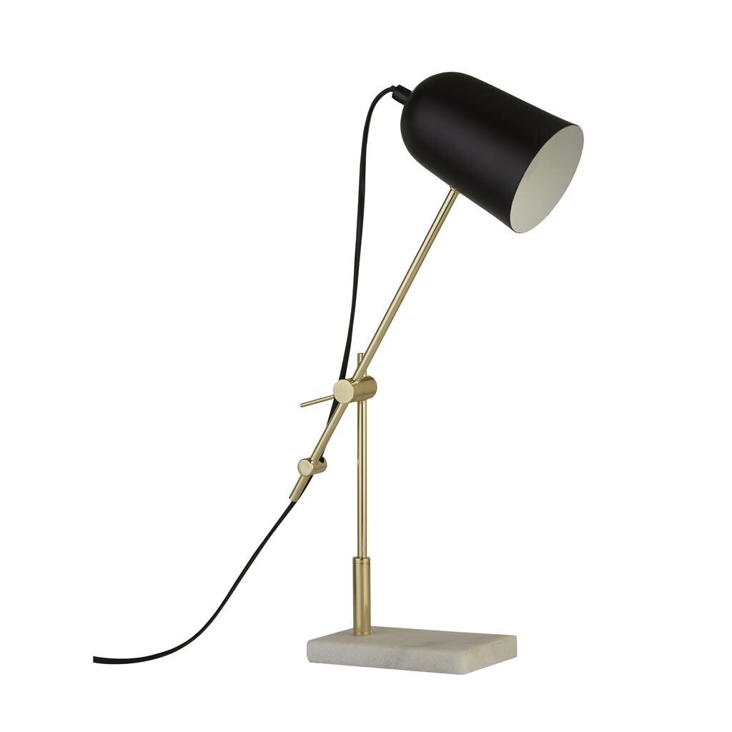 Galda lampa Searchlight Odyssey EU60880BK cena un informācija | Galda lampas | 220.lv