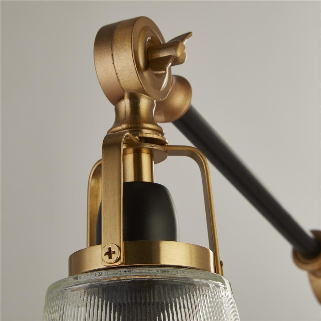 Galda lampa Searchlight Berwick EU60020BK цена и информация | Galda lampas | 220.lv