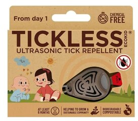 TickLess Eco Kid ultraskaņas aizsardzība pret ērcēm, 1 gab. цена и информация | Средства от комаров и клещей | 220.lv