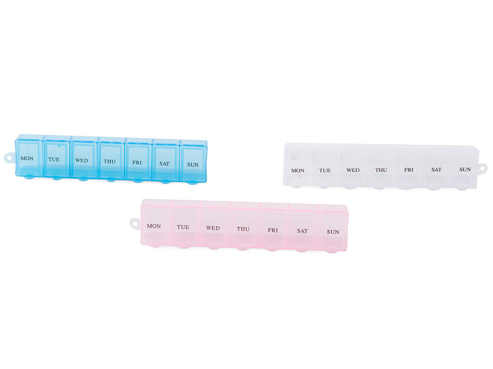 Konteiners zālēm 7 dienām цена и информация | Medicīniskā aprūpe | 220.lv