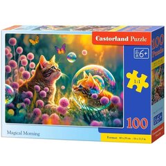 CASTORLAND Puzle 100 gabali Maģiskais rīts - Cat 6+ цена и информация | Пазлы | 220.lv